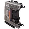 Driver and Passenger Side Headlights, with Bulbs, Halogen, For Models with Black Appearance Package, CAPA Certified