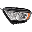Driver and Passenger Side Headlights, with Bulbs, Halogen, For Models with Daytime Running Light, CAPA Certified