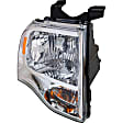 2007-2014 Ford Expedition - Driver and Passenger Side Halogen Headlight, With bulb(s), OE Replacement