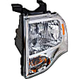 2007-2014 Ford Expedition - Driver and Passenger Side Halogen Headlight, With bulb(s), OE Replacement