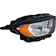 Driver and Passenger Side Headlights, with Bulbs, Halogen, For Models without Daytime Running Light