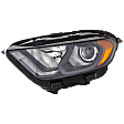 Driver and Passenger Side Headlights, with Bulbs, Halogen, Production Date To September 9 2020, with LED daytime running light, CAPA Certified