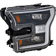 Driver and Passenger Side LED Headlight, Raptor Model, With bulb(s), OE Replacement, CAPA CERTIFIED
