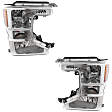 2020 Ford F-250 Super Duty - Driver and Passenger Side Halogen Headlight, With bulb(s), OE Replacement, CAPA Certified