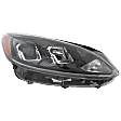 Driver and Passenger Side Headlights, with Bulbs, Halogen, Projector Type, CAPA Certified