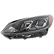 Driver and Passenger Side Headlights, with Bulbs, Halogen, Projector Type, CAPA Certified