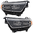 Driver and Passenger Side LED Headlights, with Bulbs, For Models without Adaptive Headlamps