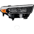 Driver and Passenger Side LED Headlights, with Bulbs, CAPA Certified