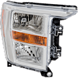 Driver and Passenger Side Halogen Headlight, With bulb(s), OE Replacement, CAPA Certified