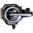 2023 Ford Bronco - Driver and Passenger Side LED Headlight, With bulb(s), For Models With Signature Lighting, OE Replacement