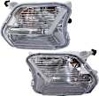 2017-2019 Ford Escape - Driver and Passenger Side Parking Lights, With bulb(s), For Models With Fog Light Holes, SE/SEL/Titanium Models