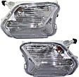 Driver and Passenger Side Parking Lights, With bulb(s), For Models With Fog Light Holes, SE/SEL/Titanium Models, CAPA CERTIFIED