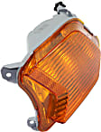Driver and Passenger Side Parking Lights, With bulb(s), For Models Without Fog Light Holes, S Model, CAPA CERTIFIED