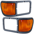 Driver and Passenger Side Parking Light, With bulb(s)