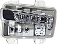 Front, Driver and Passenger Side Halogen Fog Light, With bulb(s), CAPA Certified