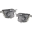 2016-2017 Ford Explorer - Front, Driver and Passenger Side Fog Lights, With bulb(s), LED