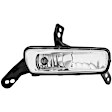 Front, Driver and Passenger Side Fog Lights, With Bulb(s), Halogen