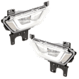 2021-2023 Ford F-150 - Front, Driver and Passenger Side Fog Lights, With Bulb(s), Halogen