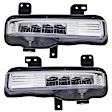 2020-2024 Ford Explorer - Front, Driver and Passenger Side LED Fog Lights, with Bulbs, CAPA CERTIFIED
