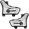 Front, Driver and Passenger Side Fog Lights, With Bulb(s), LED, CAPA CERTIFIED