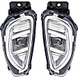 Front, Driver and Passenger Side Fog Lights, With Bulb(s), LED