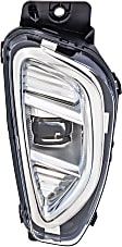 Front, Driver and Passenger Side Fog Lights, With Bulb(s), LED