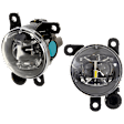 Front, Driver and Passenger Side LED Fog Light, With bulb(s), CAPA Certified