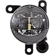 Front, Driver and Passenger Side LED Fog Light, With bulb(s), CAPA Certified
