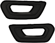 Front, Driver and Passenger Side Fog Light Covers, For Models With Fog Lights