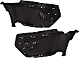 Fog Light Cover - Front, Driver and Passenger Side, Textured Black