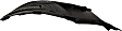 Fog Light Cover - Front, Driver and Passenger Side, Textured Black