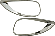 Driver and Passenger Side Headlight Bezel, Chrome