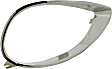 Driver and Passenger Side Headlight Bezel, Chrome
