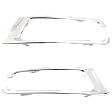 Driver and Passenger Side Headlight Bezel, Chrome