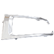 Driver and Passenger Side Headlight Bezel, Chrome