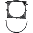 Fan Shroud Fits Radiator Fan, 6.2L, 8Cyl