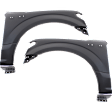 Front, Driver and Passenger Side Fenders, For Models Without Wheel Opening Molding