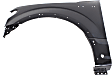 Front, Driver and Passenger Side Fenders, For Models With Wheel Opening Molding and Active Park Assist System