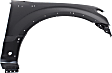 Front, Driver and Passenger Side Fenders, For Models With Wheel Opening Molding and Active Park Assist System