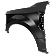 Front, Driver and Passenger Side Fenders, For Models Without Wheel Opening Molding