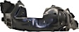 Front, Driver and Passenger Side, Fender Liner