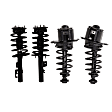 Front and Rear, Driver and Passenger Side Fully Loaded Strut, FWD