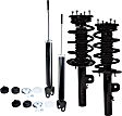Front and Rear, Driver and Passenger Side Shock and Fully Loaded Strut