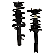 Front, Driver and Passenger Side Fully Loaded Strut, Manual Transmission