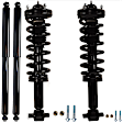 Front and Rear, Driver and Passenger Side Shock and Fully Loaded Strut, 4WD