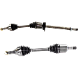 Front, Driver and Passenger Side Axle Assemblies, FWD