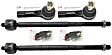 Front, Driver and Passenger Side, Inner and Outer Tie Rod Ends