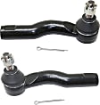 Front, Driver and Passenger Side, Outer Tie Rod Ends