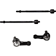 Front, Driver and Passenger Side, Inner and Outer Tie Rod Ends