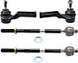 Front, Driver and Passenger Side, Inner and Outer Tie Rod Ends
